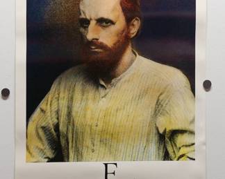 Milwaukee Art Museum's Vincent van Gogh poster, reads "Earmark some funds for an art museum membership."