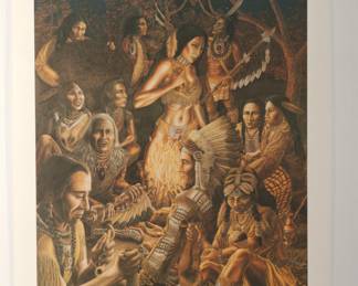 "Peace Pipe" poster, copyright 1995 Studio B