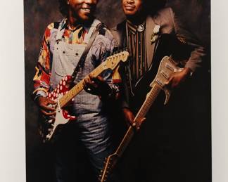 Buddy Guy and Otis Rush, Signed Peter Amft c-print photograph