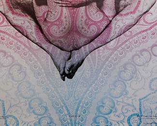 Detail of "Yab-Yum" poster, photograph by Paul Kagan, Berkeley, poster copyright Family Dog Productions, Neal Stratford & Kerr