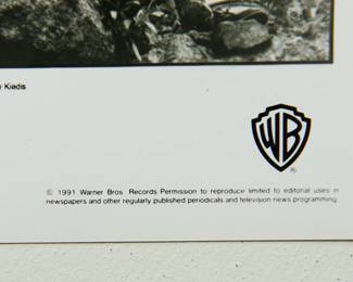 Detail of the second Red Hot Chili Peppers Promo Glossy, part of the huge collection of music promo posters