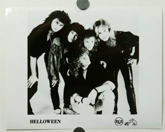 Helloween Promo Glossy, part of the huge collection of music promo posters