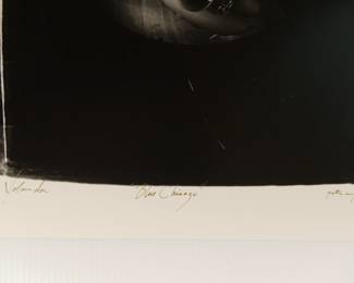 Detail of Yolanda "Blue Chicago", 1996, Signed Peter Amft black + white silver gelatin photograph, Peter Amft Photography Chicago