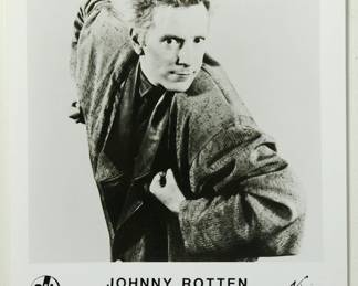 Johnny Rotten Promo Glossy, part of the huge collection of music promo posters