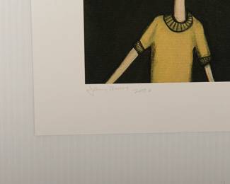 Signature detail of "America 3" by Burns, 2006, signed limited edition print 23/100"America 3" by Burns, 2006, signed limited edition print 23/100