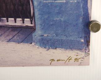 Detail of Circus Lounge, Signed Peter Amft c-print photograph, printed 1996