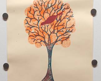 Signed and numbered, "Camera Obscura" Georgie James, Peter and the Wolf, Friday, July 26 2006 @ The Logan Square Auditorium poster, edition 13/120