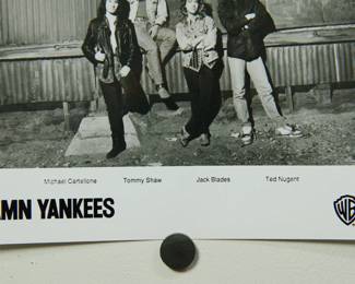 Detail of Damn Yankees Promo Glossy, part of the huge collection of music promo posters