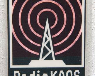 Roger Waters, Radio KAOS, All Access pass, detail of collection of 1980s/1990s backstage concert passes