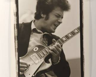 Bloomfield Blues #2, 1968, signed Peter Amft black + white silver gelatin photograph, Peter Amft Photography Chicago, Numbered edition 1/100