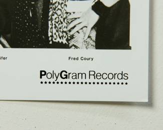 Detail of Cinderella Promo Glossy, part of the huge collection of music promo posters