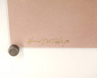 Title detail of Hound Dog Taylor 1972, Signed Peter Amft c-print photograph, printed 1998