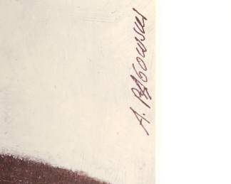 Signature detail of Inner State, Polish poster