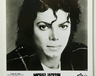Michael Jackson Promo Glossy, part of the huge collection of music promo posters