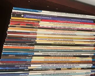 Illustration and design manuals, including CD ROM and book