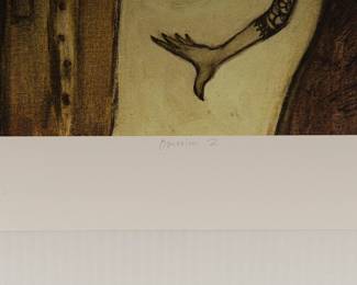 Title detail of "America 2" by Burns, 2006, signed limited edition print 23/100