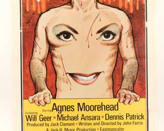 Dear Dead Delilah, vintage B-Movie stamped and numbered poster 72/158