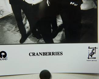 Detail of the second Cranberries Promo Glossy, part of the huge collection of music promo posters
