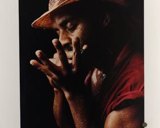 Kenny Neal, Signed Peter Amft c-print photograph, printed 1996