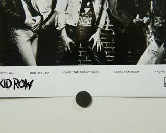 Detail of Skid Row Promo Glossy, part of the huge collection of music promo posters