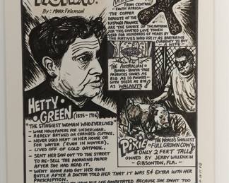 "Stranger Than Fiction" comic by Mark Frierson, signed and dated 11-28-87, #2