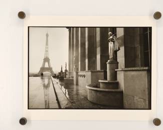 Paris, signed Marc Hauser black + white silver gelatin photograph
