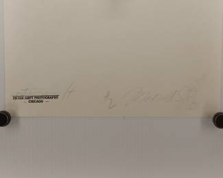 Back of Maxwell Street, 1962, signed Peter Amft black + white silver gelatin photograph, Peter Amft Photography Chicago, Numbered edition 2/100