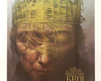 King Lear, Walkuski Wieslaw, 1992 Polish theater poster