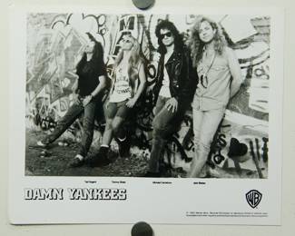A second Damn Yankees Promo Glossy, part of the huge collection of music promo posters