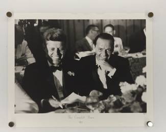 Kennedy and Sinatra, The Camelot Years photogaph