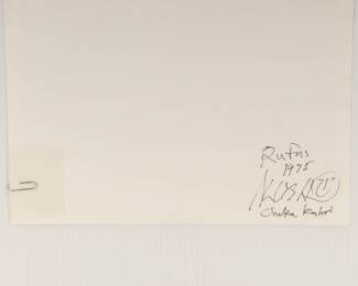 Back of Rufus, 1975, Chaka Kahn, signed Marc Hauser black + white silver gelatin photograph