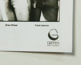 Detail of Tesla Promo Glossy, part of the huge collection of music promo posters