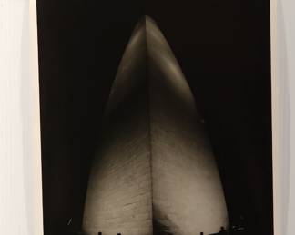 "The X-Files" signed Peter Amft black + white silver gelatin photograph, Peter Amft Photography Chicago, Numbered edition 1/1