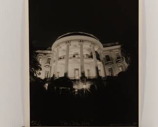 The Clinton Years, signed Peter Amft black + white silver gelatin photograph, Peter Amft Photography Chicago, Numbered edition 1/1