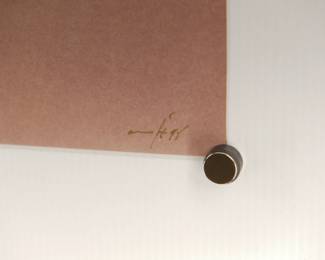 Signature detail of Hound Dog Taylor 1972, Signed Peter Amft c-print photograph, printed 1998