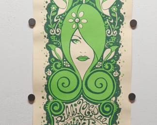 Numbered edition of Rikki McRae Evanston 04 poster, by Delicious Design League, for Evanston Community Development Foundation, made in 07/2004, print 22/50