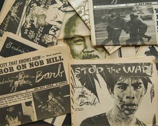 Yet another detail of 1960s Berkeley collectable newspapers