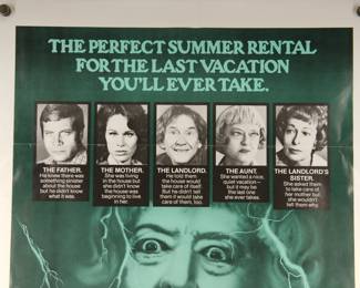 Yet another detail of Burnt Offerings, vintage B-Movie stamped and numbered poster 76/179
