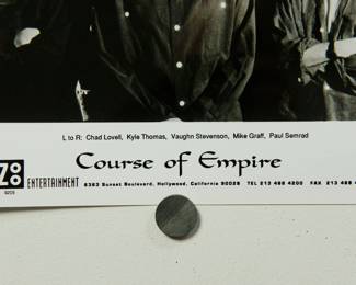 Detail of Course of Empire Promo Glossy, part of the huge collection of music promo posters