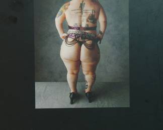 Back cover of "Body Language: Stories in Flesh" book of photographs by Marc Hauser