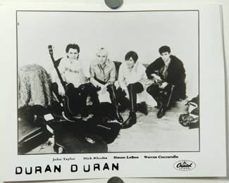 A second Duran Duran Promo Glossy, part of the huge collection of music promo posters