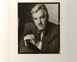 Dennis Farina, Marc Hauser black + white silver gelatin photograph
