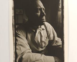 Howlin' Wolf #1, 1971, signed Peter Amft black + white silver gelatin photograph, Peter Amft Photography Chicago, Numbered edition 1/100