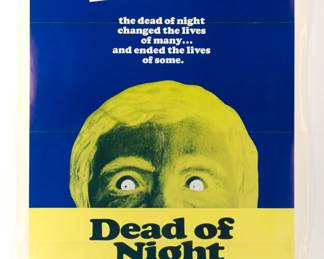 Dead of Night, vintage B-Movie stamped and numbered poster 74/229