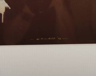 Location/Date of Billy Boy Arnold, Chicago 1992, Signed Peter Amft c-print photograph, printed in 1996