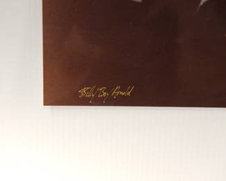 Title detail of Billy Boy Arnold, Chicago 1992, Signed Peter Amft c-print photograph, printed in 1996