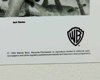 Detail of a second Damn Yankees Promo Glossy, part of the huge collection of music promo posters