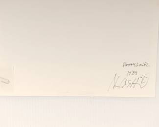 Back of Patti Smith #4, 1989, signed Marc Hauser black + white silver gelatin photograph