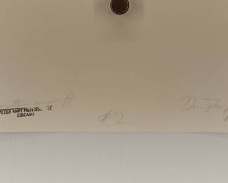 Back of Doctor John, NYC, 1990 #1, signed Peter Amft black + white silver gelatin photograph, Peter Amft Photography Chicago, Numbered edition 2/100