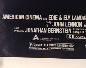 Another detail of Beatlemania vintage poster